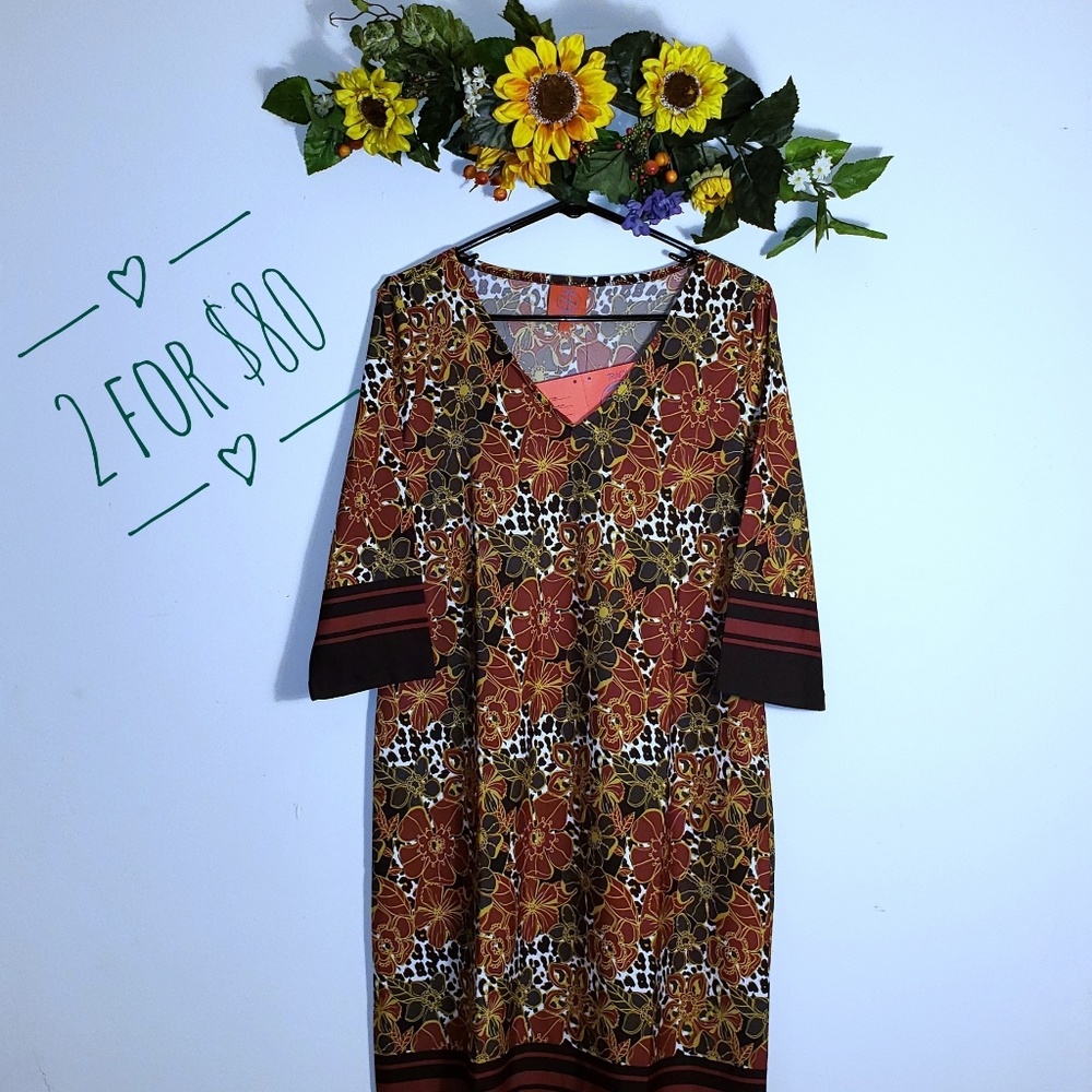 Tracy Negoshian  Emily Dress  Flower  Cheetah